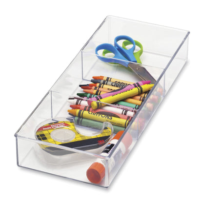 Whitmor 6789-7095 Clear 3-SECTION DRAWER ORGANIZER