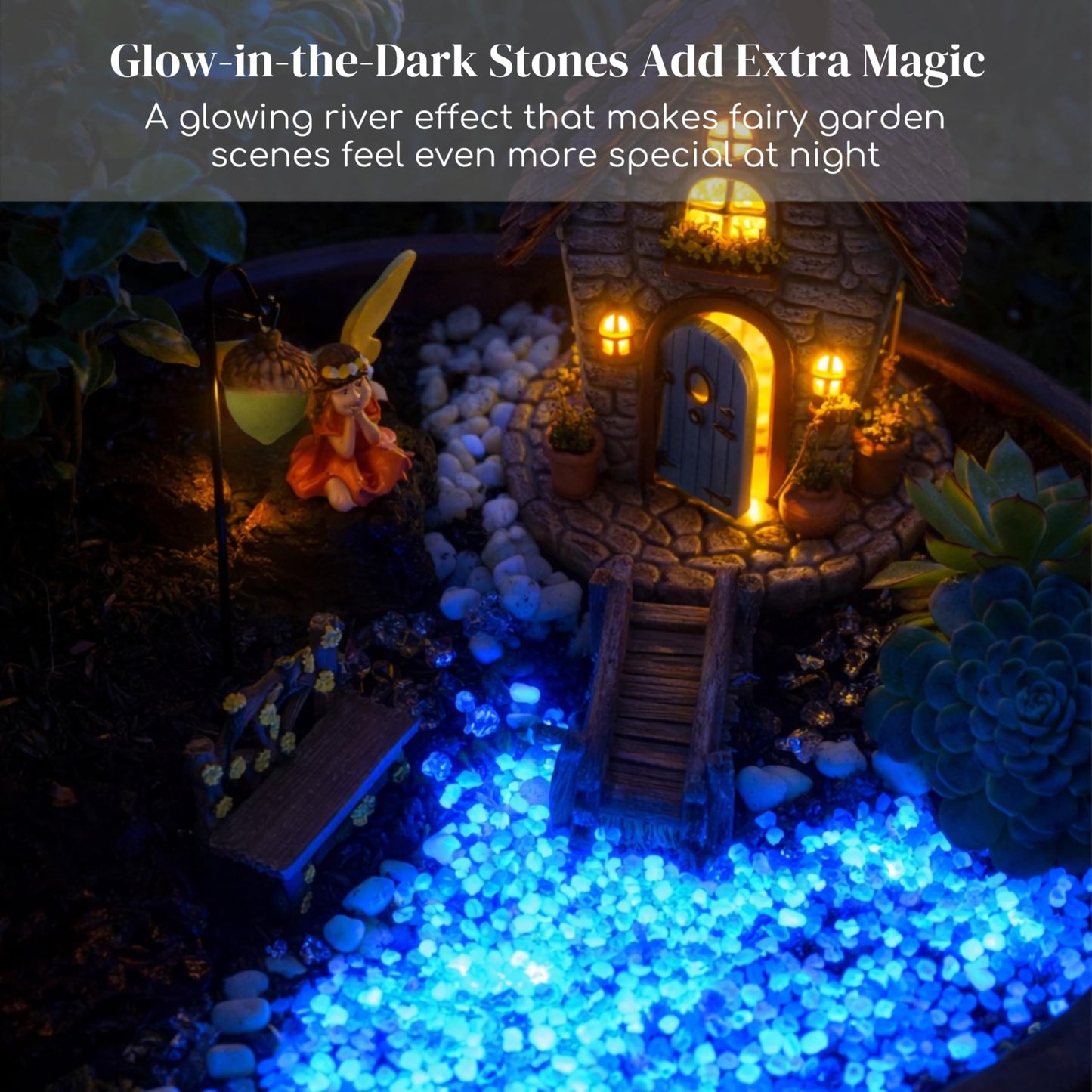 ALOVAK Fairy Garden Accessories Set, 10-Piece Hand-Painted Resin Figurines for Indoor/Outdoor Fairy Gardens, Plant Pots & Terrariums, Add-On Decor for Existing Fairy House Scenes, Gift-Ready Packaging