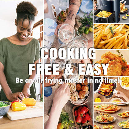 Air Fryer Cheat Sheet Magnets Cooking Guide - Over 200 Foods, Air Fryer Cooking Times Chart, Instant Air Fryer