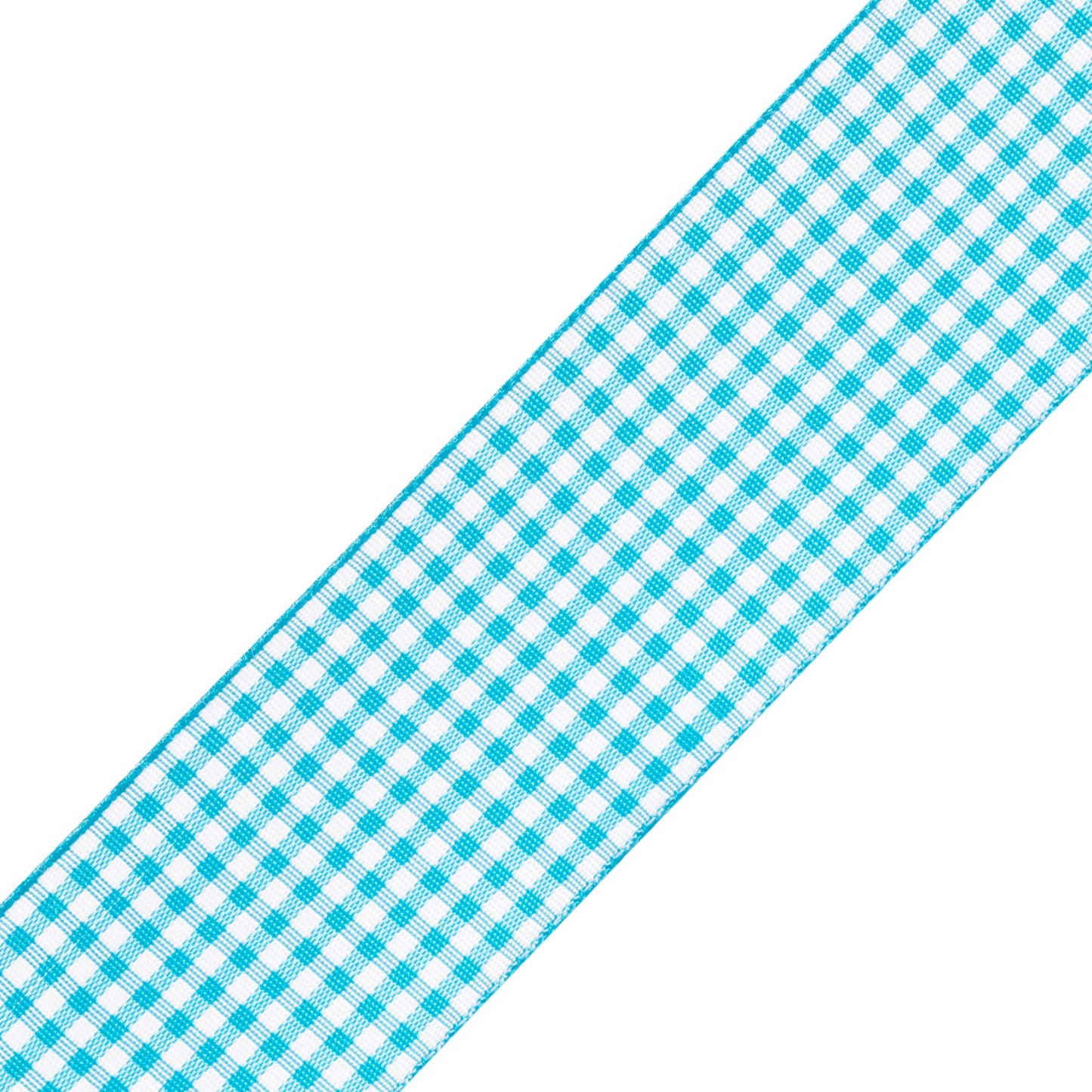 AVANAVA Gingham Ribbon 1-1/2 Inch Plaid Ribbon Polyester Check Woven Ribbon for Crafts, Gifting and Wedding (25 Yards-Roll, Turquoise)