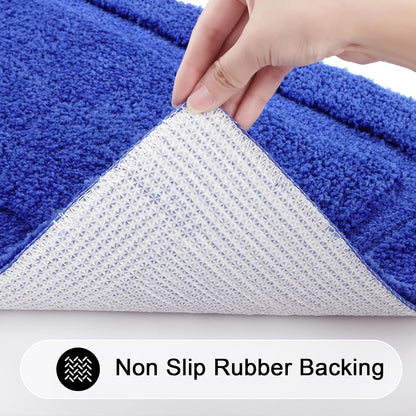 SHACOS Super Soft Bathroom Runner Rugs, 20x47 inch Non Slip Washable Bath Mats, Microfiber Long Bathroom Mats for