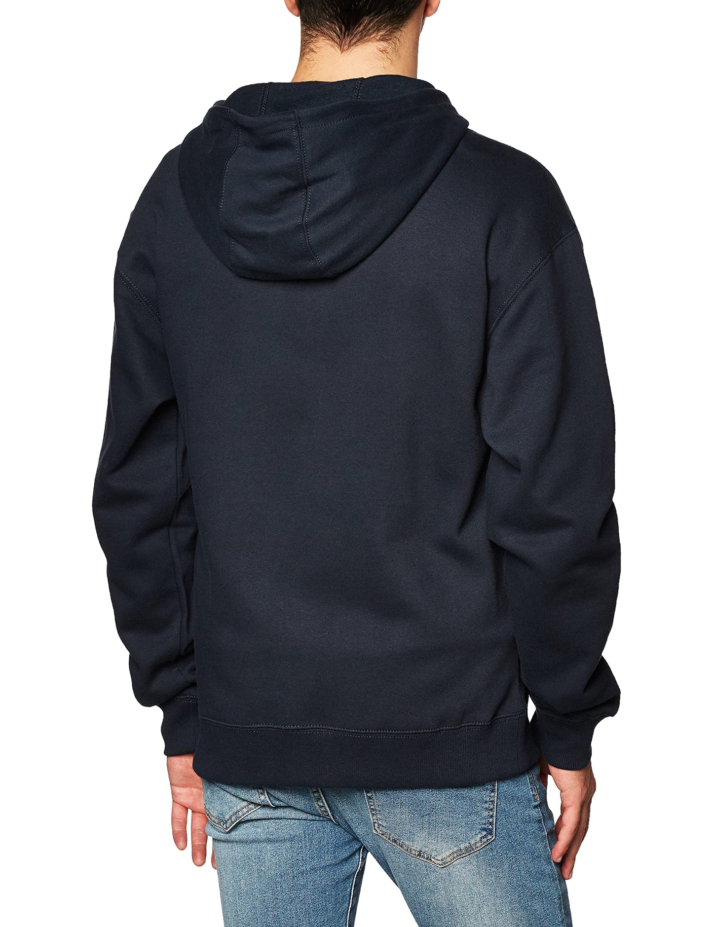 Dickies Men's Full Zip Fleece Hoodie, Dark Navy, 2X-Large