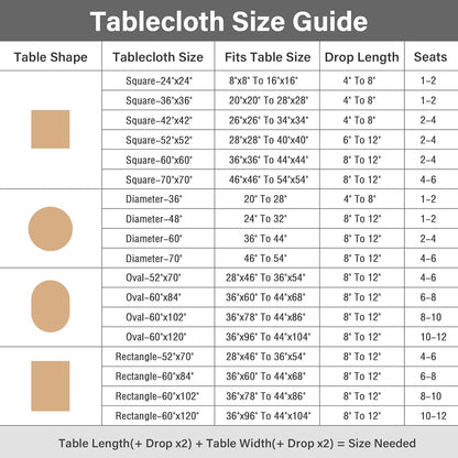 24 24 inch NEWISHER Farmhouse Embroidered Plaid Tablecloth Lattice Fabric Bedside Table Cloth Rustic Checkered Brown