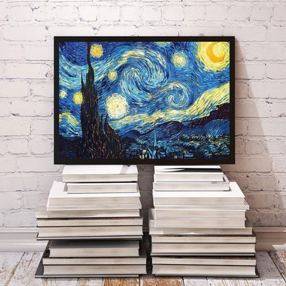 OWAY Full Drill 5D Diamond Painting 20X16 inch, Paint by Number Kits Starry Night Diamond Painting Kits for Home Wall Decor