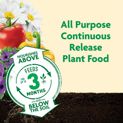 Miracle-Gro Shake 'N Feed All Purpose Plant Food - Feeds Indoor & Outdoor Plants for 3 Months | 8 lbs.