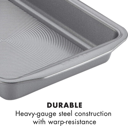 Circulon Nonstick Bakeware - Nonstick Cookie Sheet / Baking Sheet, 10" x 15", Gray