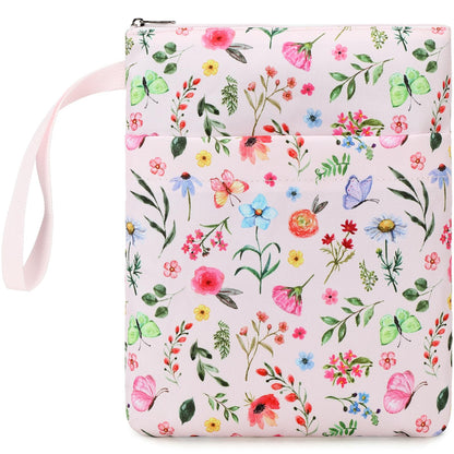 DSIUE Book Sleeve Book Covers for Paperbacks Book Protector with Zipper for Book Lover,11.4 X 9 Inch