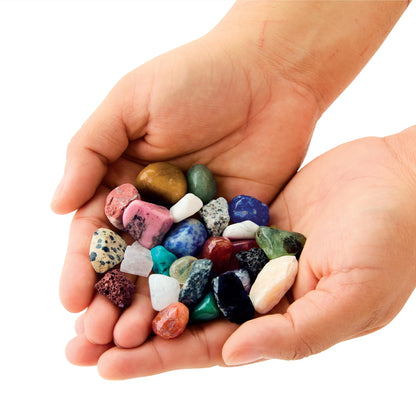 Discovery™ Big Treasure Dig STEM Kit – 23-Piece Excavation Set for Kids| Dig for 15 Gemstones, 4 Crystal Geodes & Pyrite Nuggets| Real Tools| Educational Geology Toy| Science Activity Gift| Ages 8+