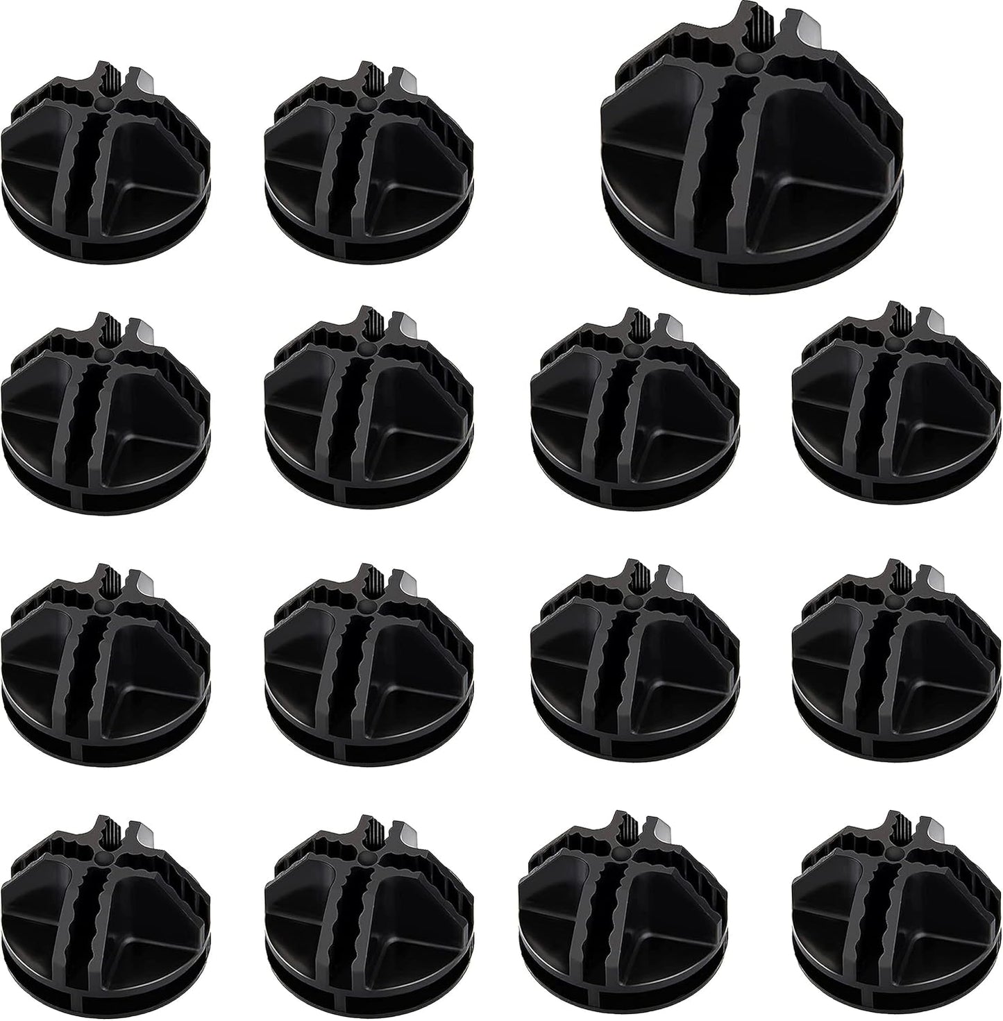 Wire Cube Connectors, 15 PCS Plastic Corner Connectors for DIY Cube Storage Shelves Organizer Wire Grid