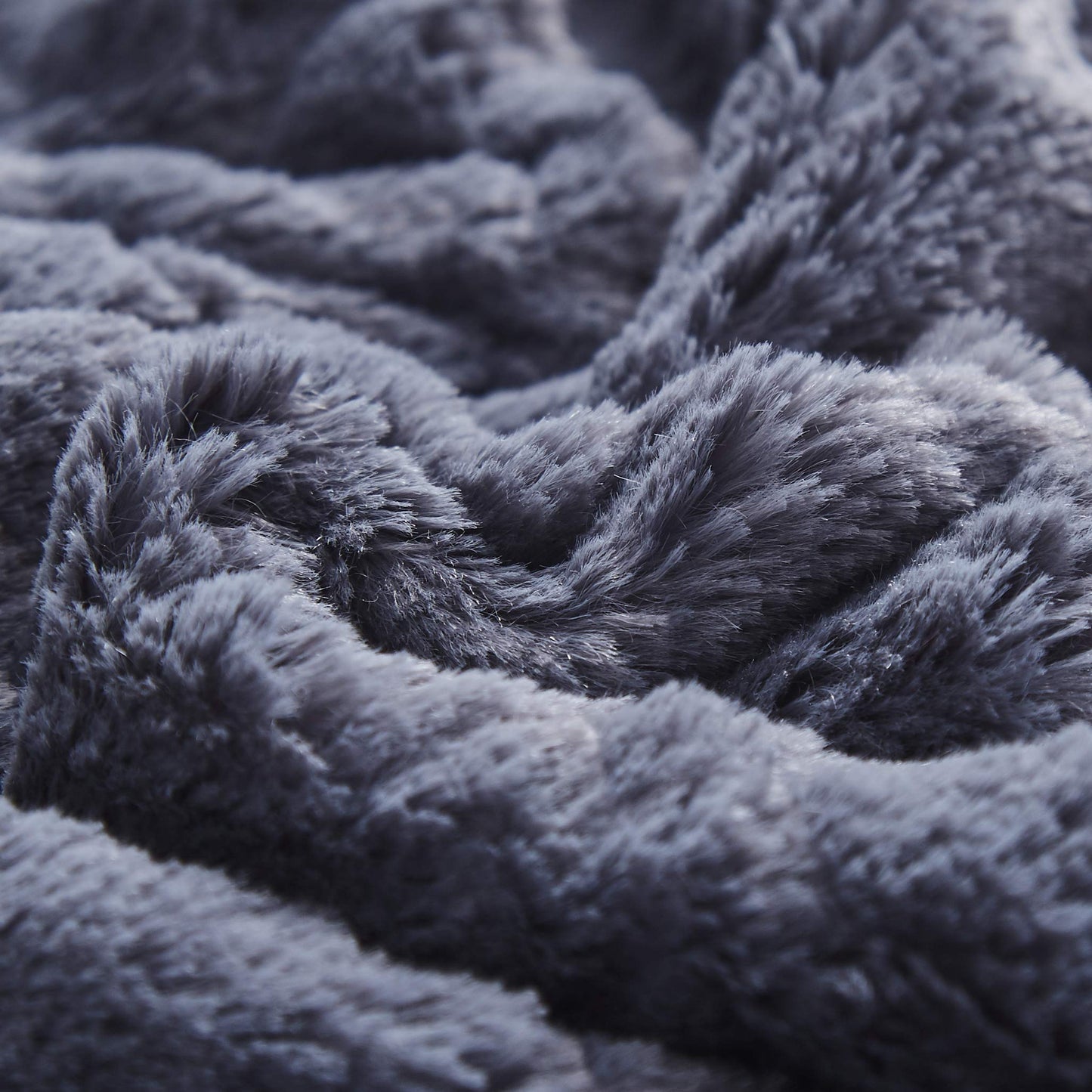 Tache Faux Fur Throw Blanket Dark Slate Navy Blue Diamond Trellis Pattern Super Soft Warm Fluffy Fuzzy Small Decorative Couch Lap White Sherpa Back Throw Blanket, 50x60