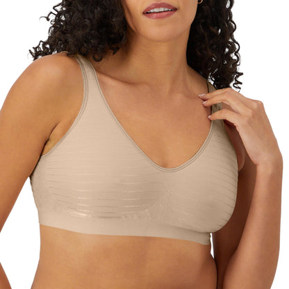 Bali Women's Wireless Bra, Comfort Revolution Seamless T-Shirt Bra, Moisture-Wicking, ComfortFlex Fit