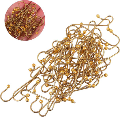 40pcs Hook up Christmas Tree Hangers - Holiday Ornament Hanger Hooks for Ornaments, Christmas Party Favor