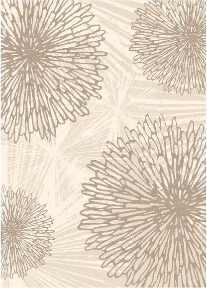 5x7 DecorBeige/Brown,5'x7' WITSHOCK Area Rugs for Living Room: Beige Floral Washable Rugs for Bedroom Dining Room
