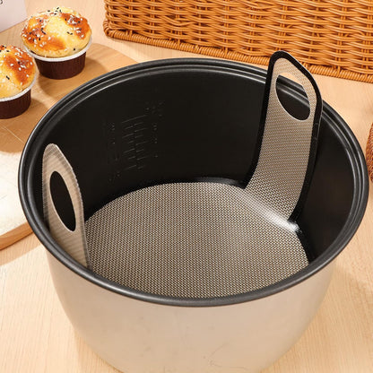 Glass Fiber Baking Mats for Oven, Non-Stick Dough Bread Sling Baking Mat with Long Handles for Transfer
