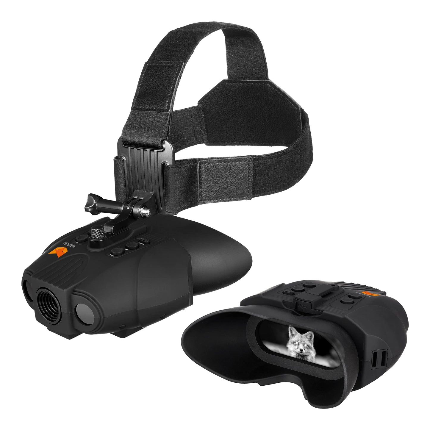 Night Vision Goggles - Nightfox Swift Head Mounted Night Vision Binoculars, Wide Angle 1x Lens NVG, Close Quarters NVG Goggles Tactical Infrared Night Vision Binoculars for Adults