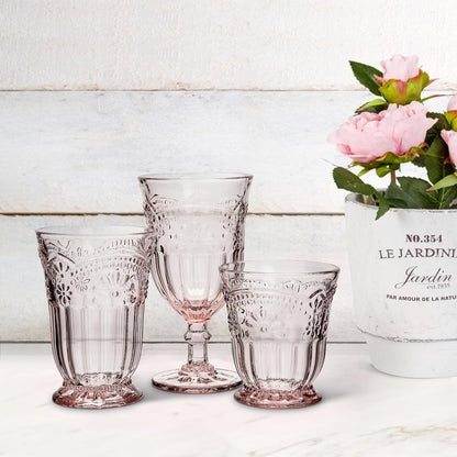 Abbott Collection 27-Desiree/GOB Flower Wine Goblet