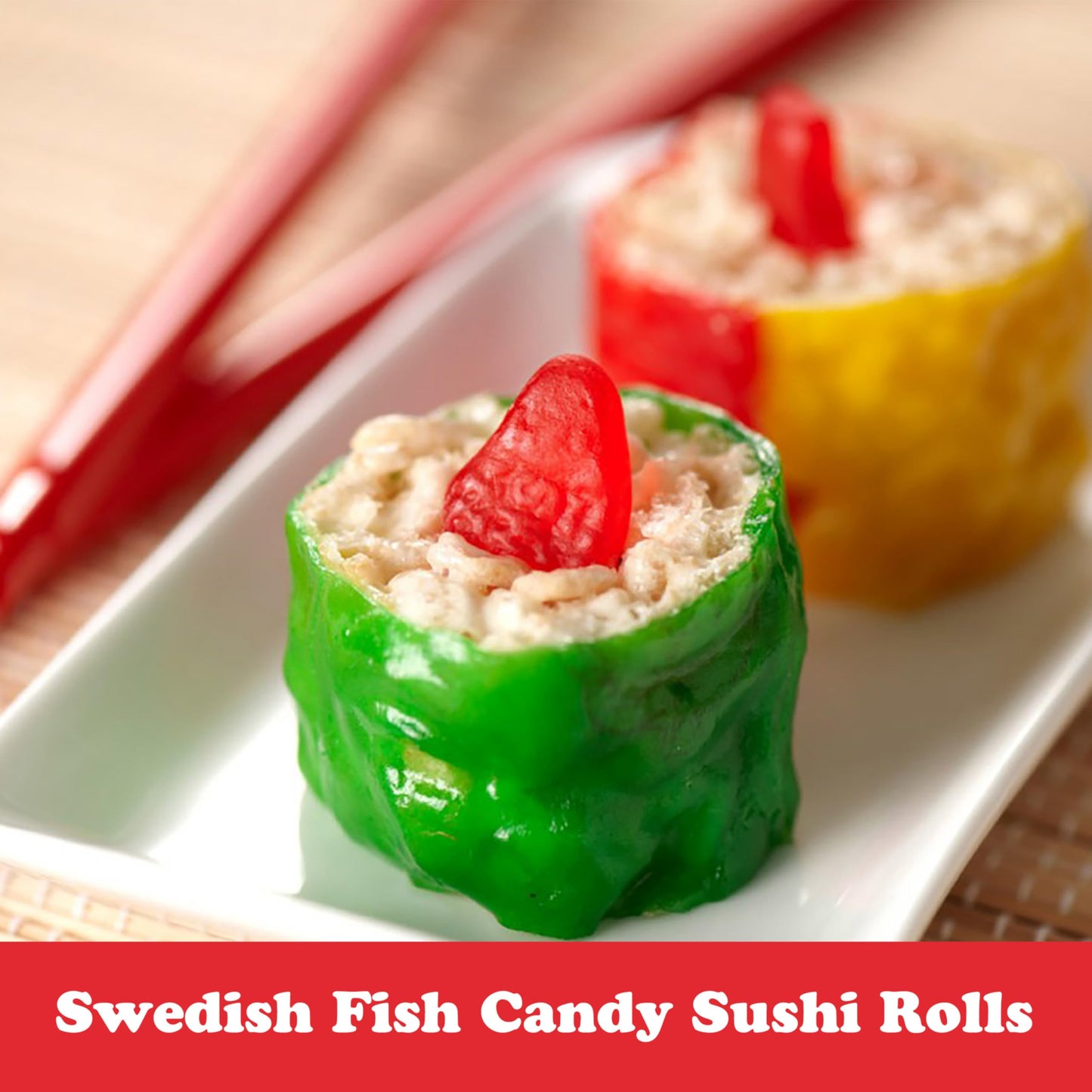 SWEDISH FISH Mini Red, White & Blue Soft & Chewy Candy, Bulk Candy, 1.8 lb