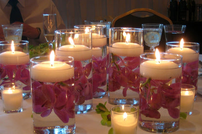 WGV Quality Thick Tea Light Votive Candle Holder 3x3, Clear Tiny Cylinder Glass Vase, Small Planter Terrarium, 1 Pc