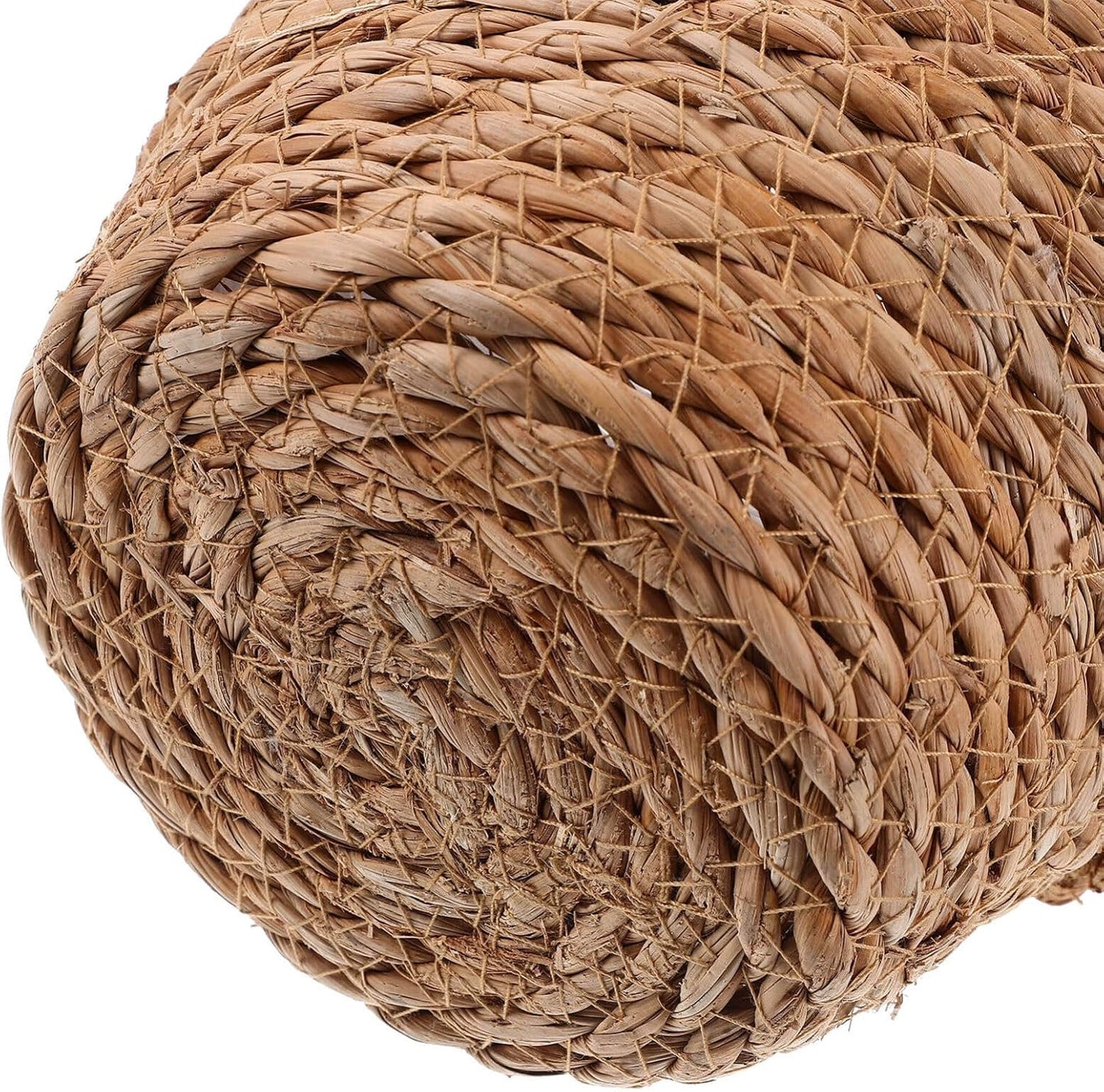 Yardwe Woven Flower Basket | Straw Weaving Plant Flower Pots Cover for Garden Containers and Storage Bins 6.3 Inches