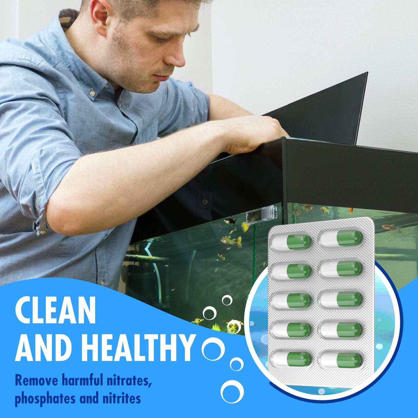 Bio Capsules Fish Tank Water Cleaner
