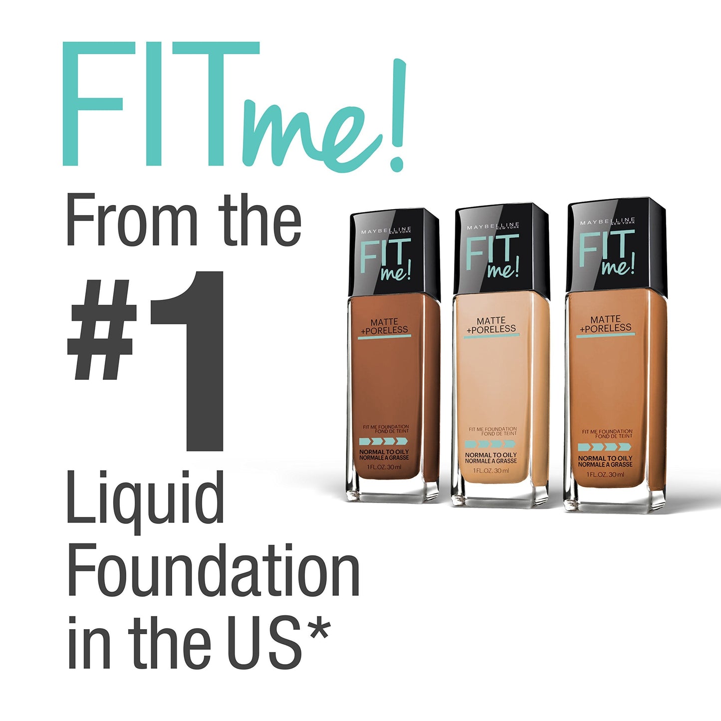 Maybelline New York Fit Me Liquid Concealer Makeup, Natural Coverage, Lightweight, Conceals, Covers Oil-Free, Fair, 1 Count (Packaging May Vary)