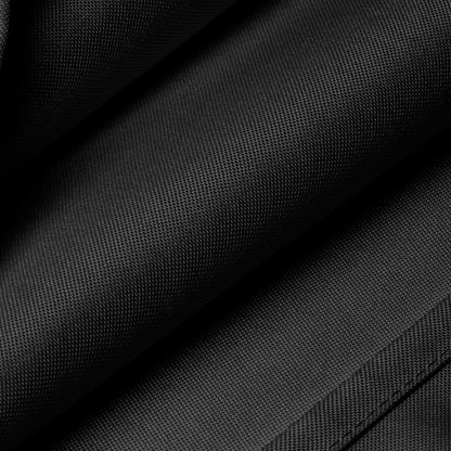 Lann's Linens 90" Round Premium Tablecloth - Black Polyester Fabric for Wedding/Banquet