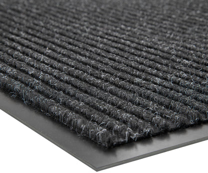 100pointONE Front Door Mat, Heavy Duty Indoor Outdoor Doormat for Entryway, 48" x 36" Low Profile Outdoor Mats for Home Entrance, Stain and Fade Resistant Welcome Mat for High Traffic Area, Black