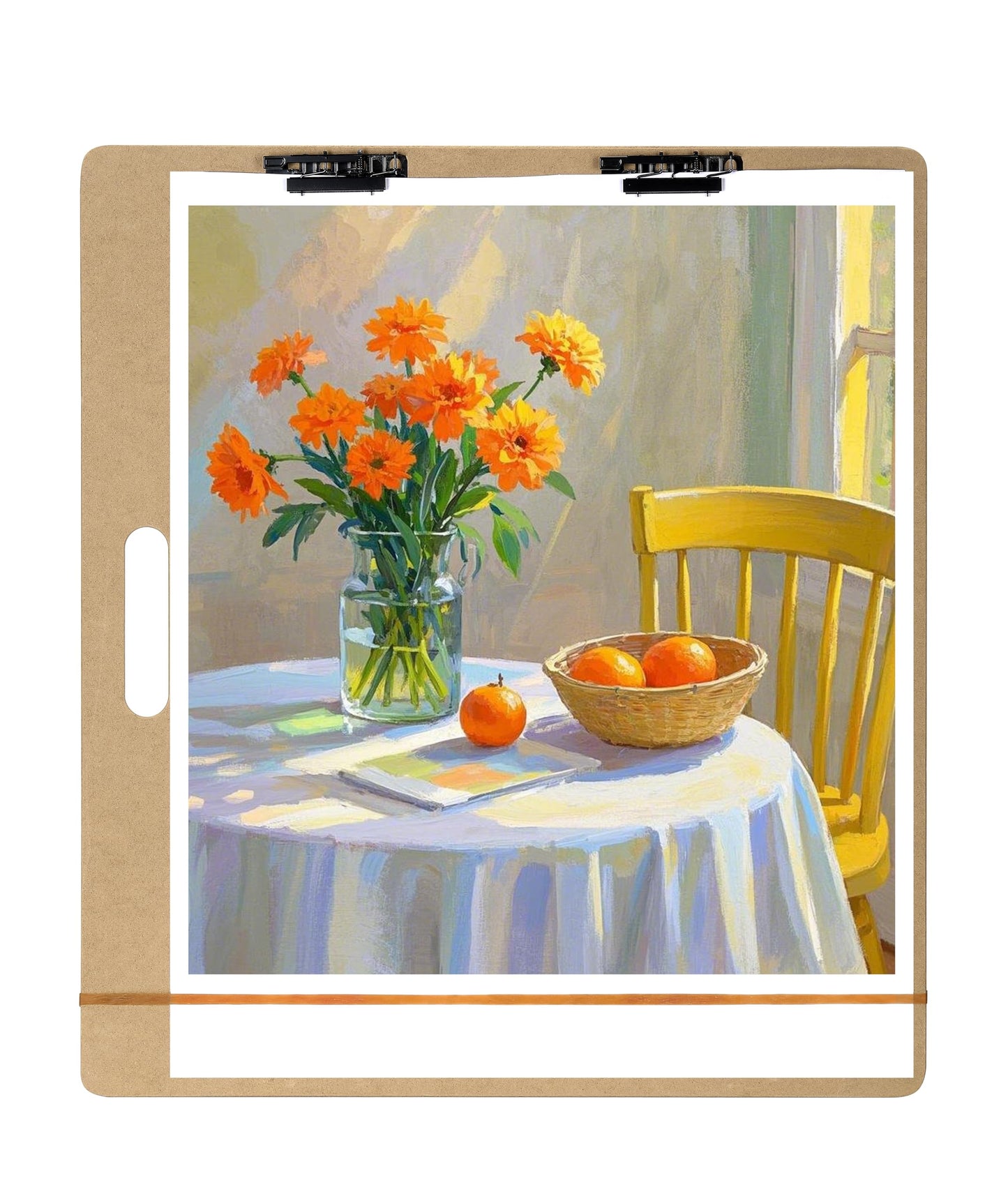 23" x 26" Drawing Board with Handle for Drafting Art - Compatible with H Frame Easel, By TX Liteart