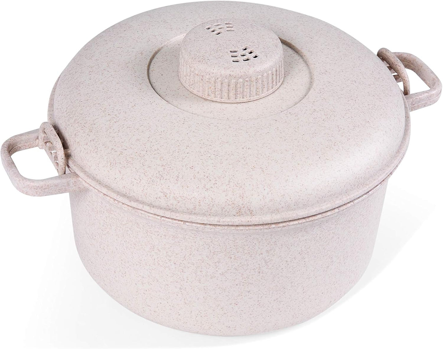 Handy Gourmet Eco Friendly Microwave Pressure Cooker - Easy Microwave Cooking - Easy & Fast Microwave Cookware