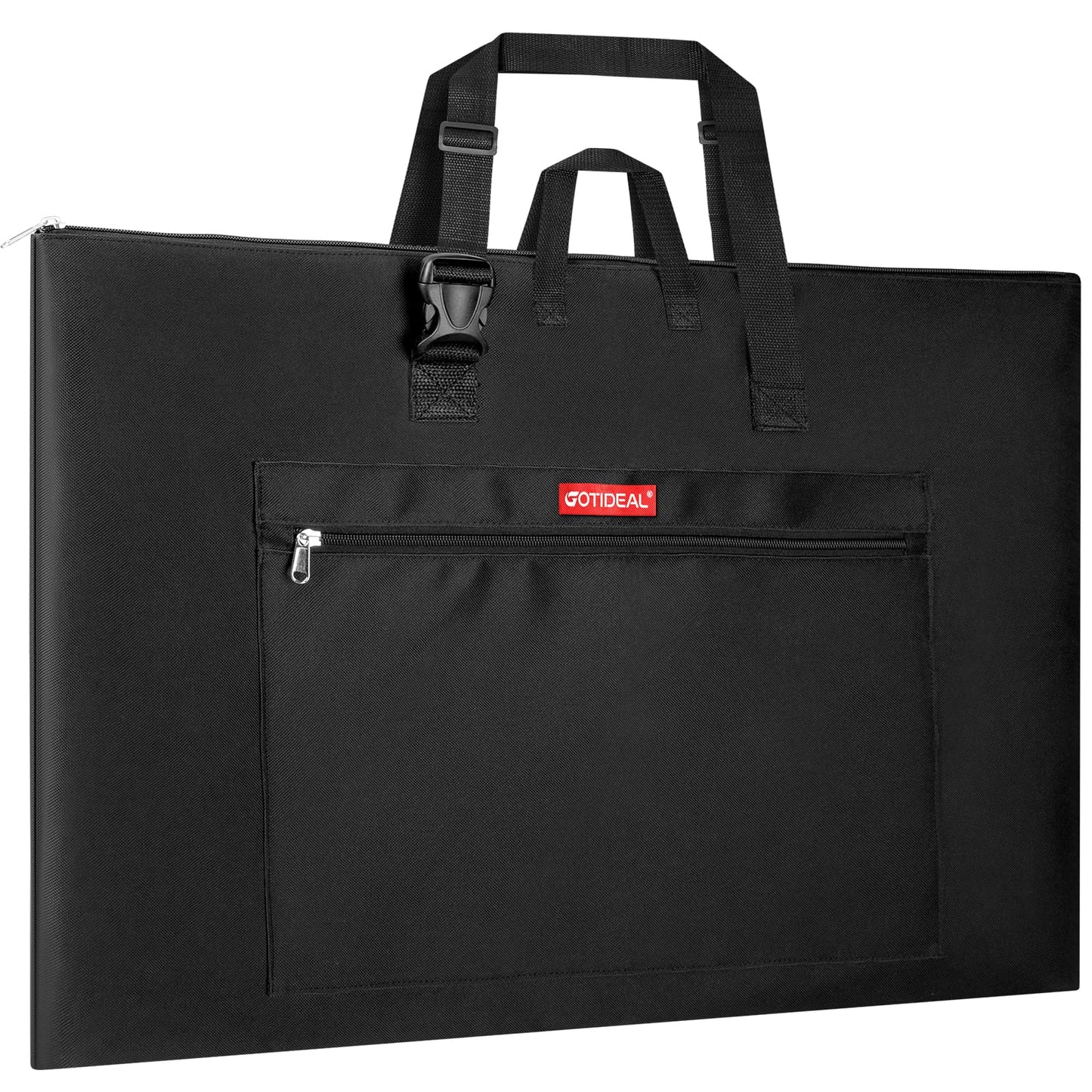 GOTIDEAL Large Art Portfolio Bag, 24x36 Inches Waterproof Art Portfolio Case with Shoulder & Handle Carry, Storage Carrying Bag for Professional Artwork Sketch Drawing Canvas Photography Poster