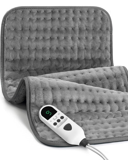 Large Heating Pad for Back 33"x17" Fathers Day Dad Gifts Electric Heating Pad XXL for Neck and Shoulders Pain Relief Moist Dry Heat, 9 Adjustable Heat, Auto Shut-Off Timer, Gifts for Dad Mom