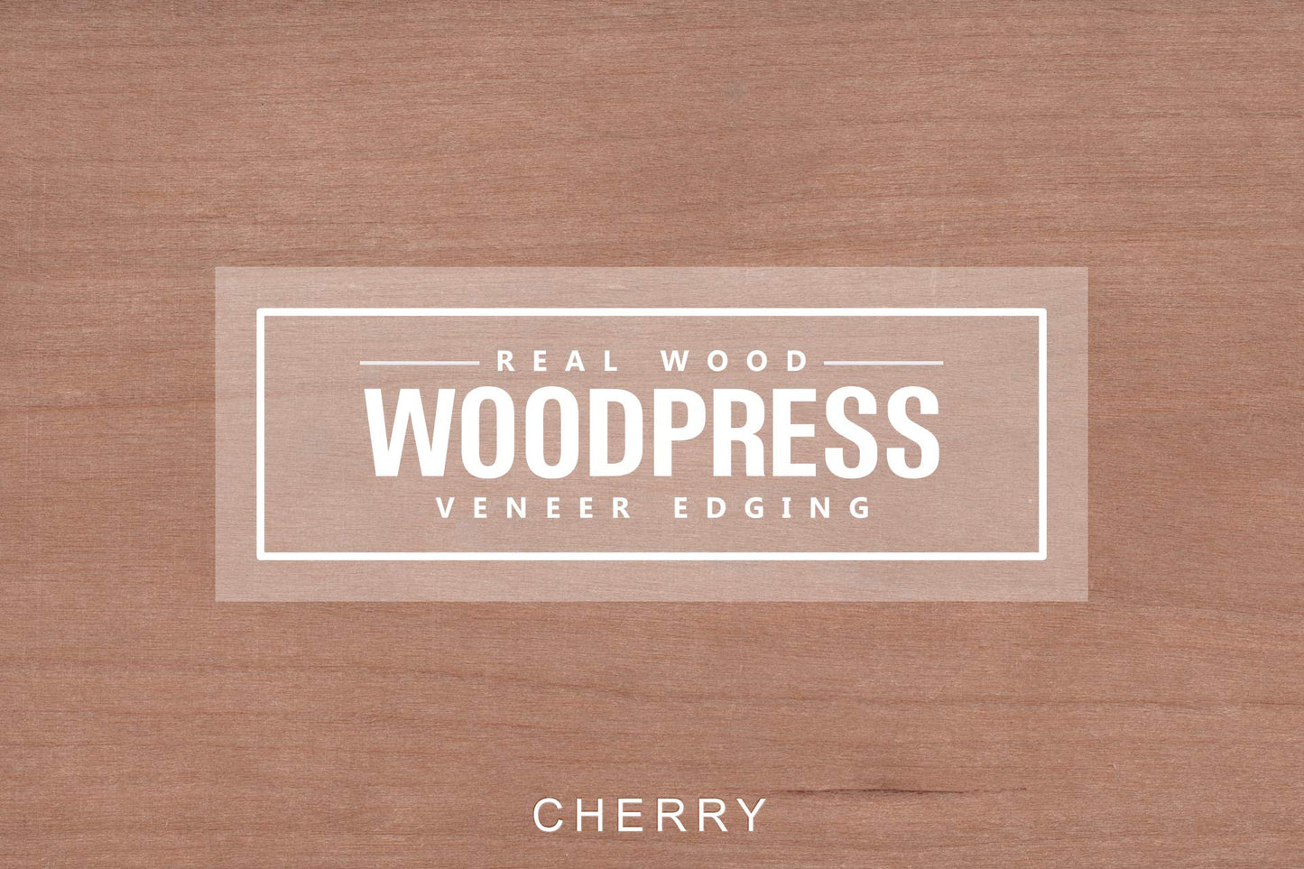 WoodPress® Real Cherry Wood Veneer - Pack of 6 Sheets - US Letter Size (Approx 8 & 1/2" x 11") - Veneer for Marquetry, Crafts, Model Making, Panels, Cabinets and Furniture Repair, School Projects