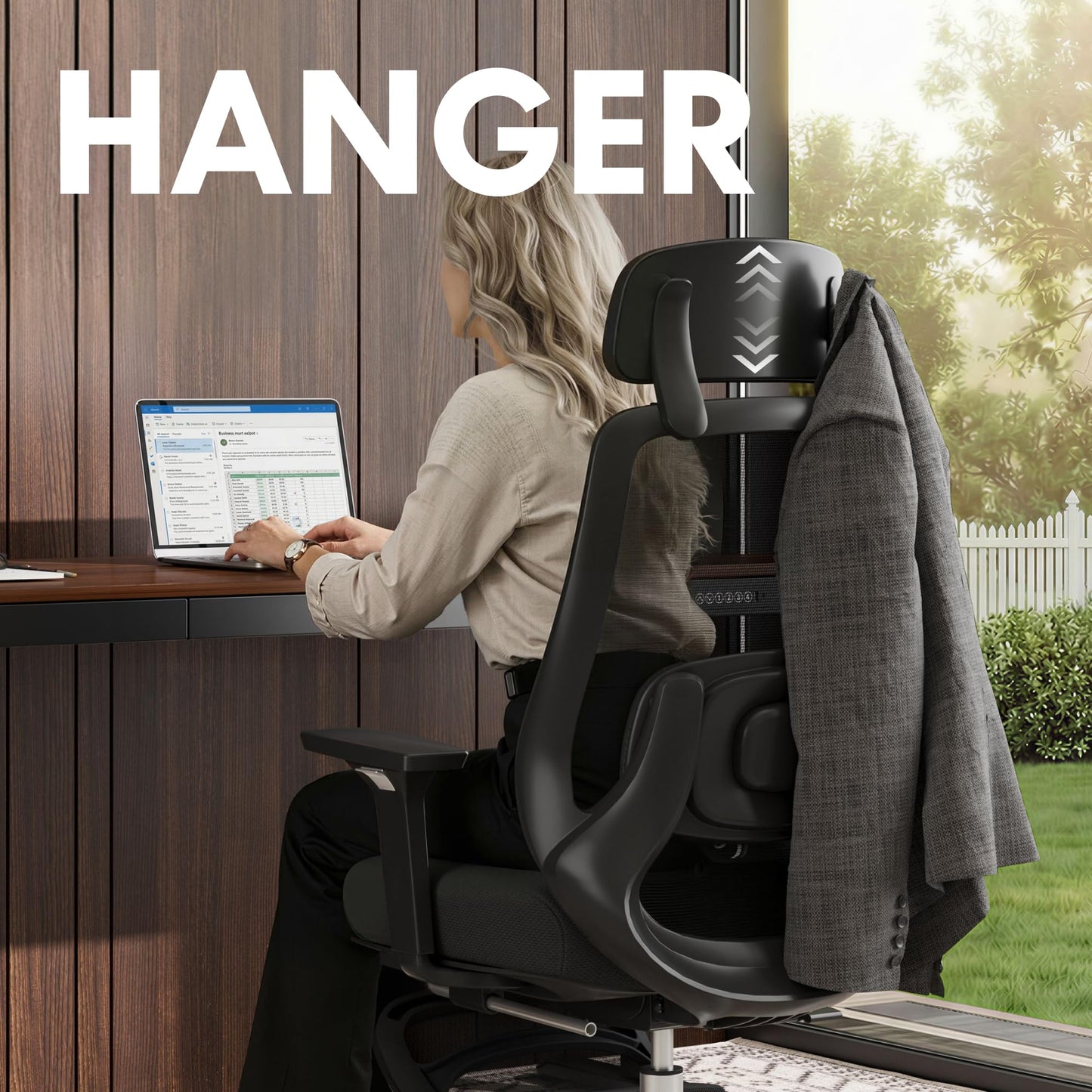 FLEXISPOT Massage Office Chair with Footrest, High Back Ergonomic Desk Chair with Adjustable Headrest, 3D Armrests, 2D Lumbar Heated Shiatsu Massage, 4-Position Recline, Foam Seat, Black