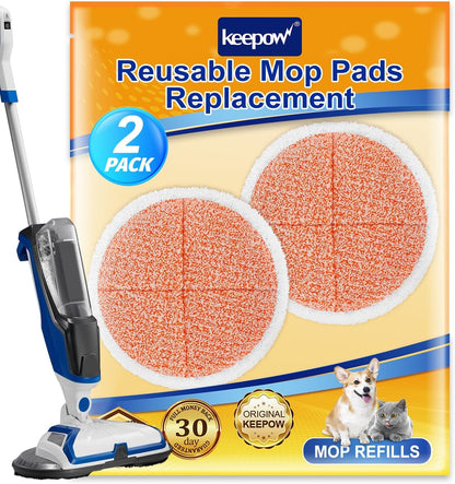 2039 20399, 2039A, 2307, 2315A, 23157, 2124, 20393 (2 Pack) KEEPOW Spinwave Replacement Pads Compatible with Bissell