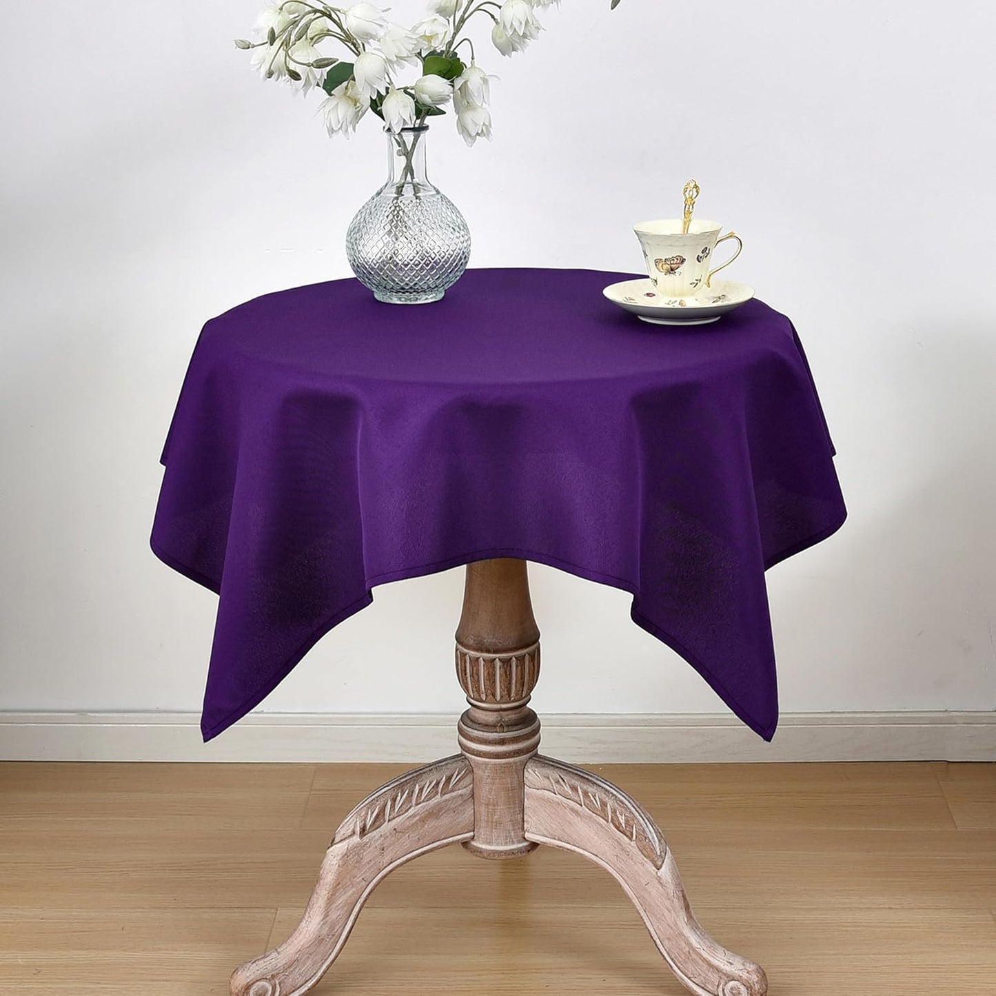Viiamacki 36 36 Inch, Square Small Tablecloth, x Stain and Wrinkle Resistant Machine Washable Polyester Table Cloth
