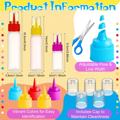 Acellegic 26 Pcs Cookie Decorating Tools Kit Supplies, Including 10 Icing Squeeze Bottles 2 Turntables 4 Needle Scriber 5 Silicone Mats 2 Funnel 2 Cleanning Brushes 1 Paint Brush Set Christmas Craft