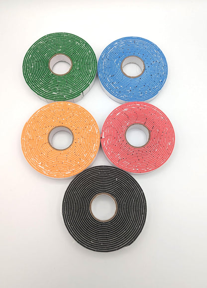 JESSI CRAFTER, Eva Foam pre Cut Tape Rolls, Double Side Adhesive (Dark Colors)