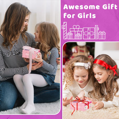 Ambesi Paint Your Own Wooden Jewelry Box, Art Heart Treasure Box Kit for Girls, Decorate Jewelry Box Kit for Kids Ages 4-6, 6-8, DIY Arts and Crafts Gift for Birthday Mother's Day