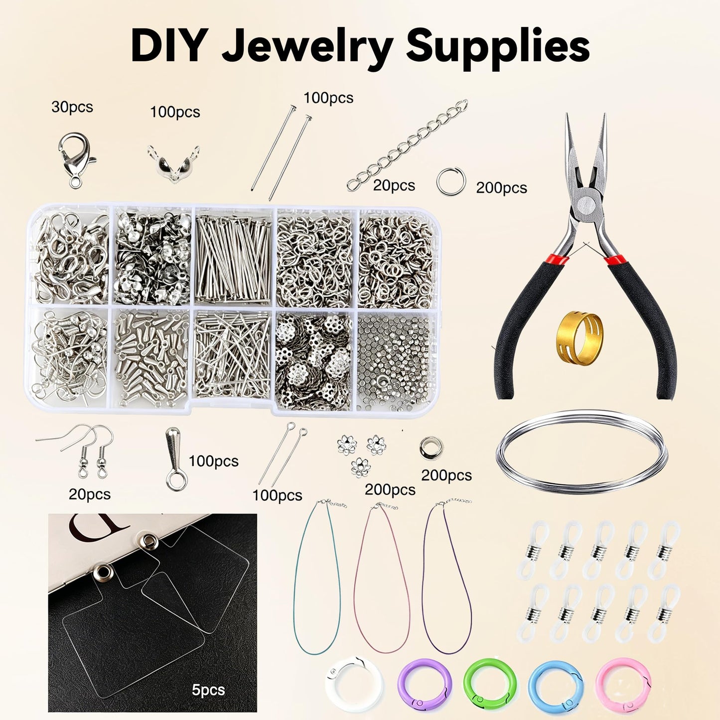 GANKTOWCOY 8500 Pcs Clay Beads Bracelet Making Kit, 24 Colors Flat Polymer Heishi Beads for Jewelry Making, Preppy Friendship Bracelet Kit with Letter Beads & Charms