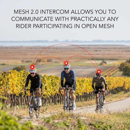 Sena R2 / R2 EVO / (Alexa Built-in) only R2X, Smart Bluetooth and Mesh Intercom Communications Road Cycling Helmet
