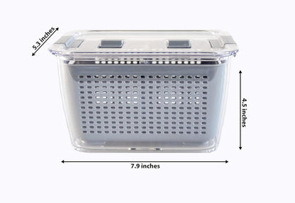 Kitchen Spaces Colander Bin, Medium, Gray - Model 1465A6-AMZ