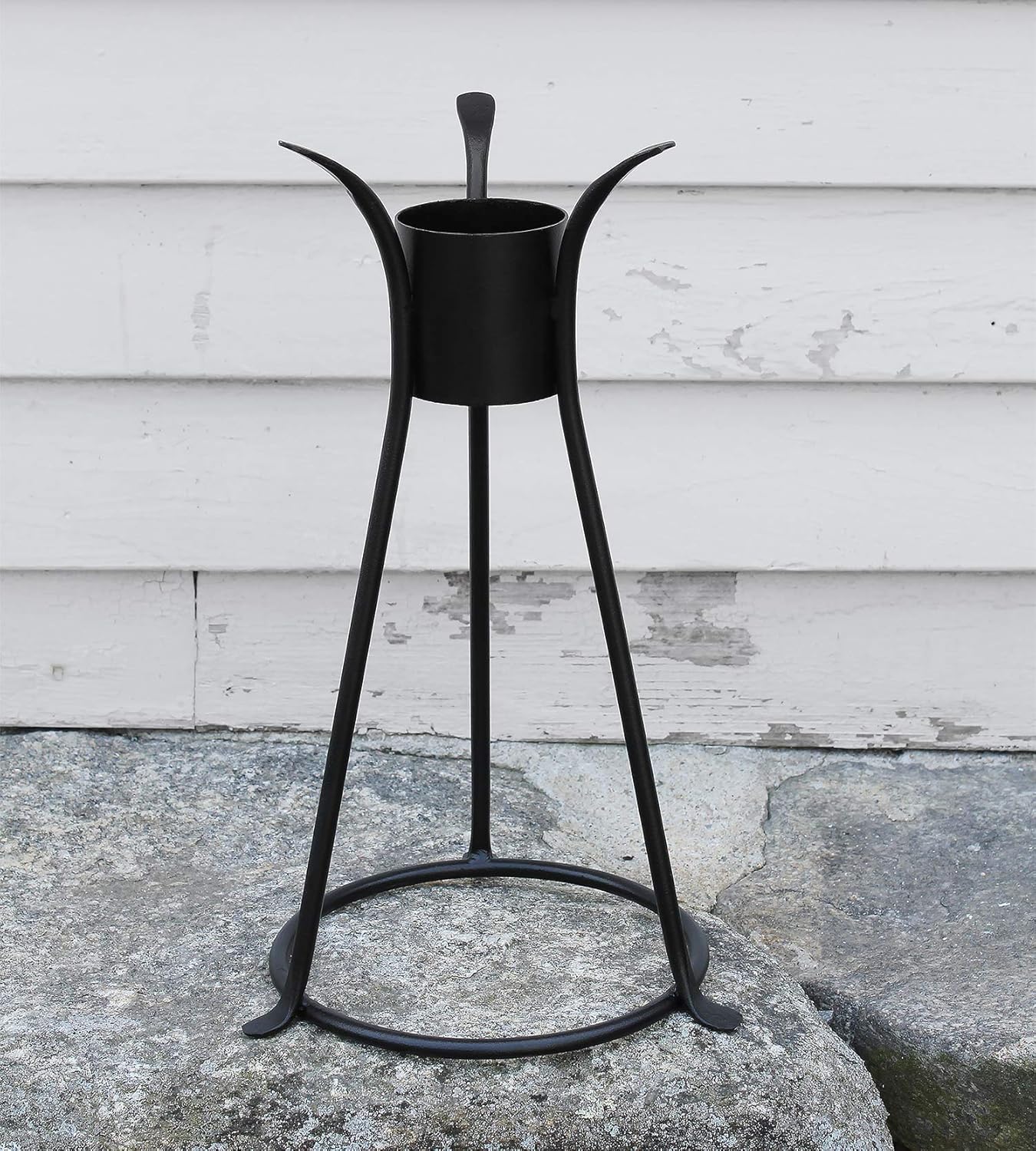 GBS-14 13 1/2-in Achla Designs Trestle II Gazing Globe Ball Stand, H, Black