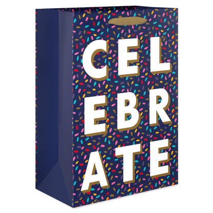 American Greetings 10" Medium Gift Bags for Birthdays and Celebrations (4-Bags)