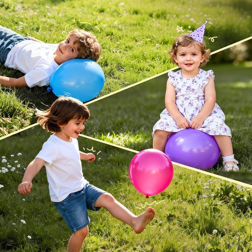 Bezente Pro Duralatex Metallic Silver Balloons - 100 Pack | 12-Inch Extra-Thick for Lasting Party Decor