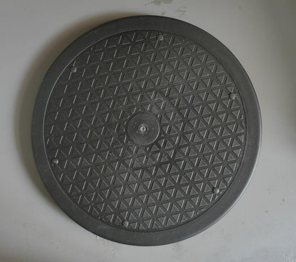 KING-KONG Round Rotary Cutting Mat, Green, 9.8 Inch, Self-Healing, for Crafts, Leather, and Advertising