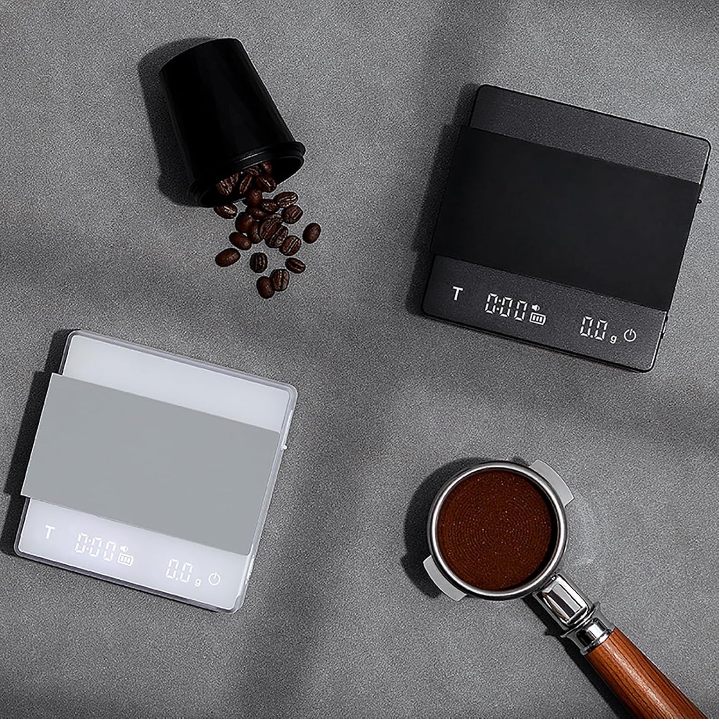 MHW-3BOMEBR 0.1g 0.3-2kg, ES6028W-OS Espresso Scale with Auto Timer, Rechargeable Coffee Scale for Barista, High