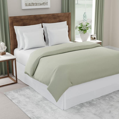 TodaysHome Microfiber Classic Tailored Bed Skirt Dust Ruffle, Queen, White - TOH25014WHIT03