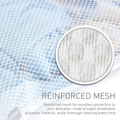Mesh Laundry Bags, Reusable and Durable Wash Bags for Delicates, Blouse, Hosiery, Underwear, Baby Clothes - 5 Sizes