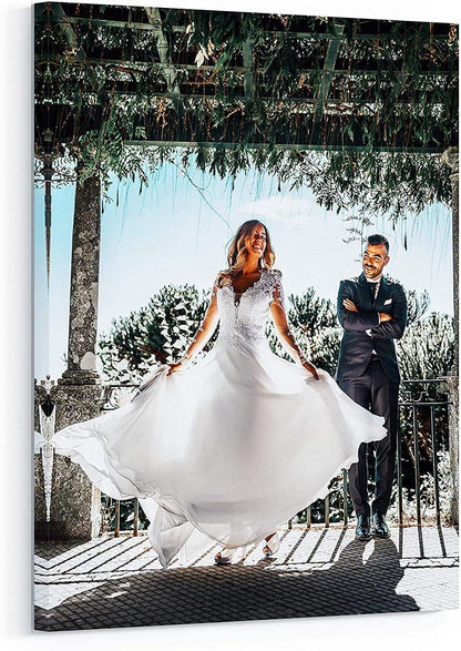P&L ART Personalized Custom Canvas Prints - Transform Your Photos into Stunning Wall Art | 12x18 Framed Decor