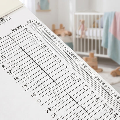 iplusmile Baby Height Measuring Mat, Infantometer Height Chart for Newborns, Toddlers, and Infants Growth Chart for Pediatrician & Home Use & Visits, 52" Long